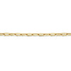 14K Yellow Gold Hollow Paperclip Chain Bracelet - TB4672Y4JJJ-Gabriel & Co.-Renee Taylor Gallery