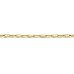 14K Yellow Gold Hollow Paperclip Chain Bracelet - TB4672Y4JJJ-Gabriel & Co.-Renee Taylor Gallery