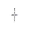 925 Sterling Silver Cross Pendant with Vertical Brush - PCM20040SVJJJ-Gabriel & Co.-Renee Taylor Gallery