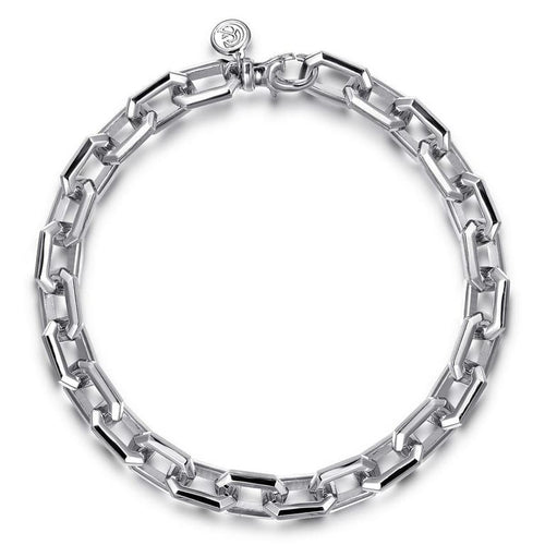 Gabriel & Co Faceted Chain Bracelet 925 Sterling Silver - TBM4811-85SVJJJ-Gabriel & Co.-Renee Taylor Gallery
