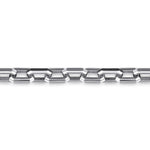 Faceted Chain Bracelet 925 Sterling Silver Black Spinel - TBM4808-85SVJBS-Gabriel & Co.-Renee Taylor Gallery