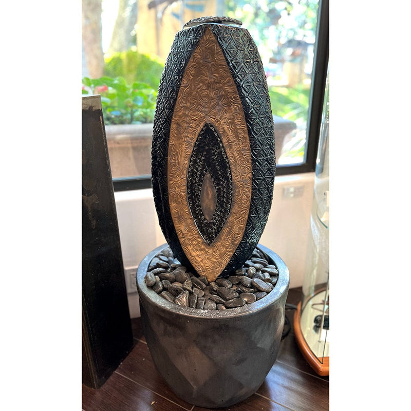 "Garden Guardian" Black/Gold-Damien Jones-Renee Taylor Gallery