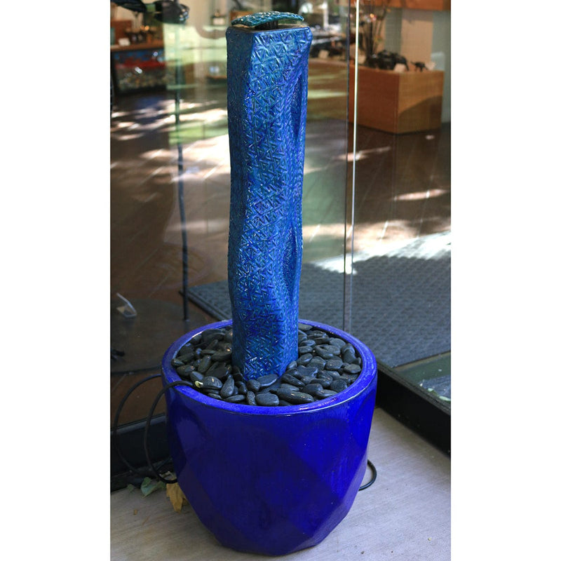 "Garden Guardian" Blue-Damien Jones-Renee Taylor Gallery