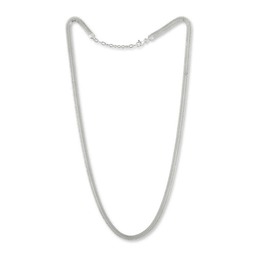 Herringbone 4.3mm Wide 26" Chain Sterling Silver by Lika Behar
