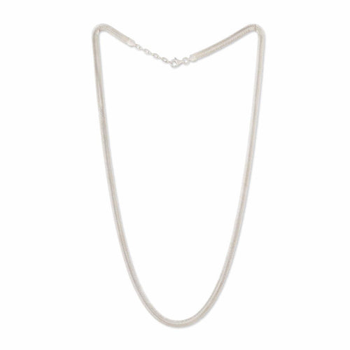 Herringbone Sterling Silver 28.5" Chain by Lika Behar