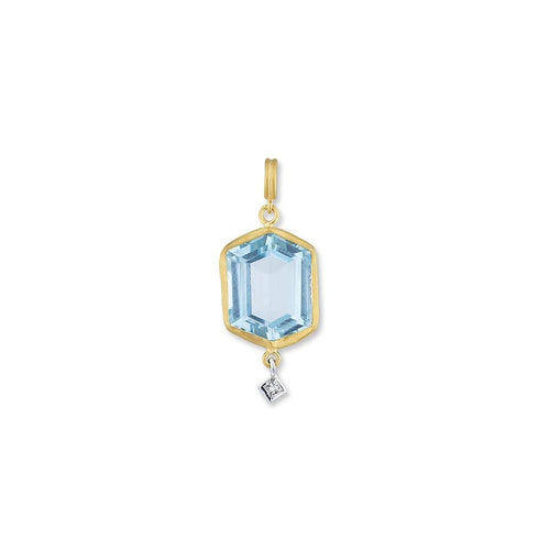 Hera Necklace with Topaz & Diamond by Lika Behar