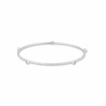 Hammered Bangle with Sapphire by Lika Behar