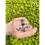 Hammered Band with Diamond by Lika Behar