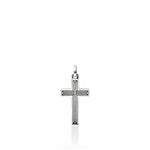 Nailhead Silver Cross Pendant on 2.7mm Box Chain Necklace - NM30179X-John Hardy-Renee Taylor Gallery