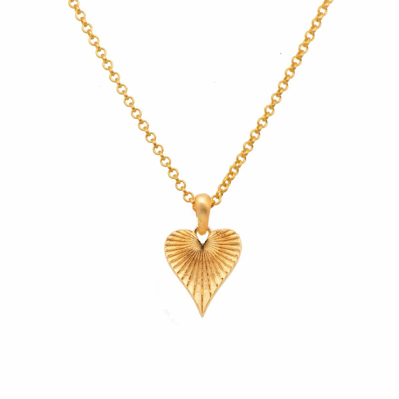 Heart Of Joy No Chain 24K Gold Vermeil Pendant-Joyla-Renee Taylor Gallery