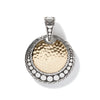 Palu Dot Hammered Enhancer - HZ30071-John Hardy-Renee Taylor Gallery