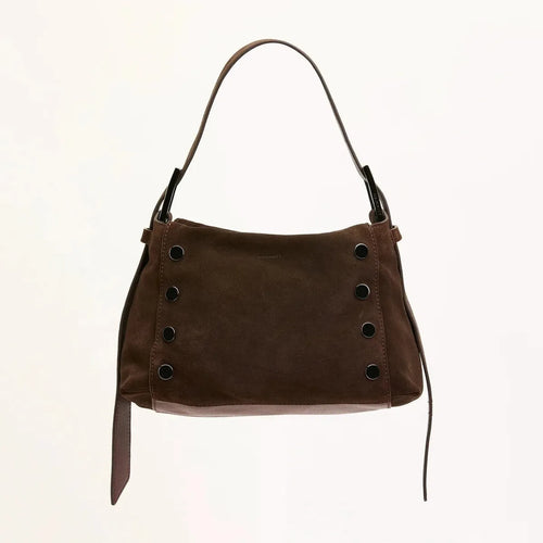 BRYANT MED - Belted Suede/Gunmetal-Hammitt-Renee Taylor Gallery