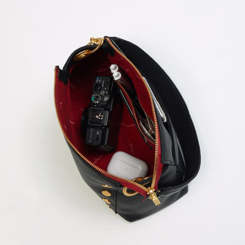 BRYANT MED - Black/Brushed Gold Red Zip-Hammitt-Renee Taylor Gallery