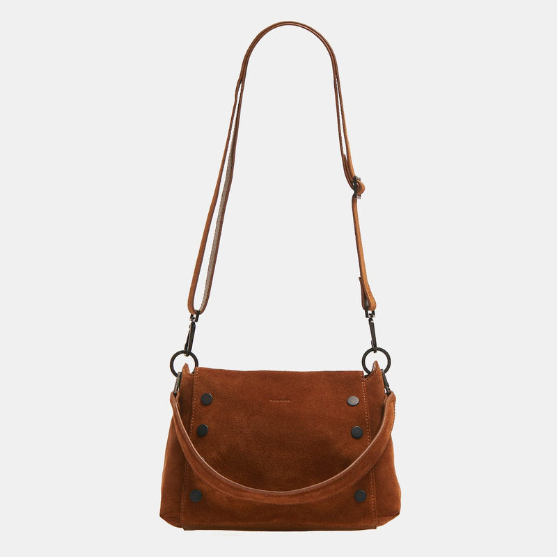 Bryant Medium Handbag - Mahogany Suede BZ-Hammitt-Renee Taylor Gallery