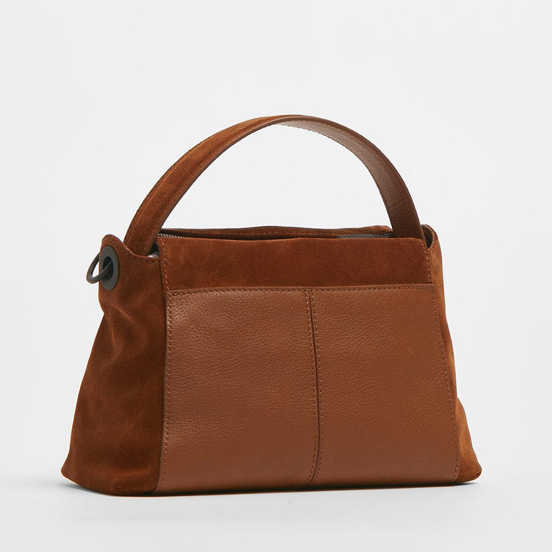 Bryant Medium Handbag - Mahogany Suede BZ-Hammitt-Renee Taylor Gallery