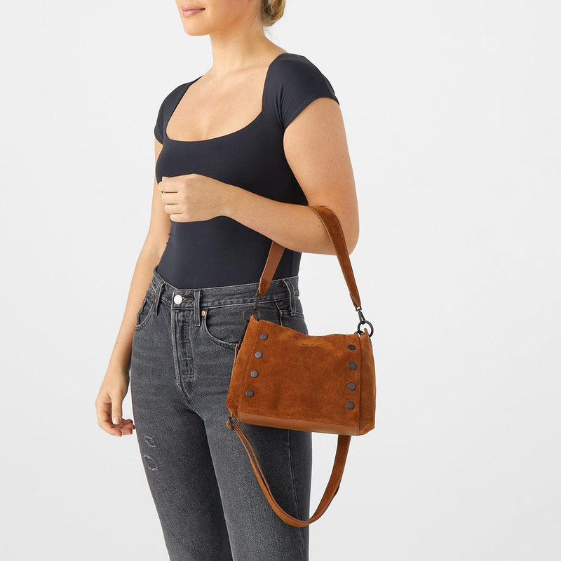 Bryant Medium Handbag - Mahogany Suede BZ-Hammitt-Renee Taylor Gallery