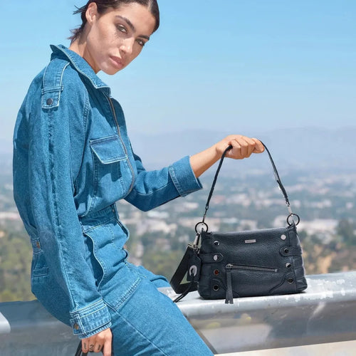BRYANT MED - Moto Black/Gunmetal-Hammitt-Renee Taylor Gallery