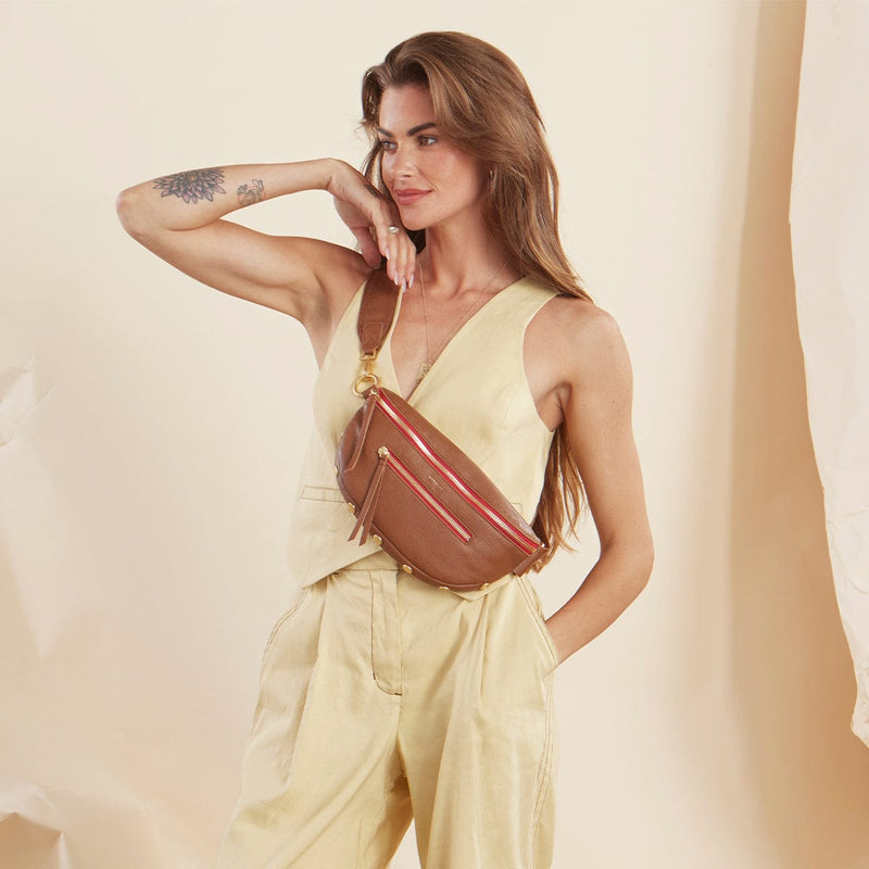 Charles Crossbody - Charles Crossbody Mahogany Pebble BG-Hammitt-Renee Taylor Gallery