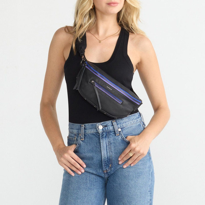 CHARLES CROSSBODY MED - Birthday Brite/Gunmetal/Purple Zip-Hammitt-Renee Taylor Gallery