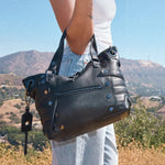 DANIEL MED - Moto Black/Gunmetal-Hammitt-Renee Taylor Gallery