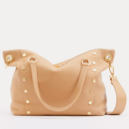 DANIEL LRG - Toast Tan/Brushed Gold-Hammitt-Renee Taylor Gallery