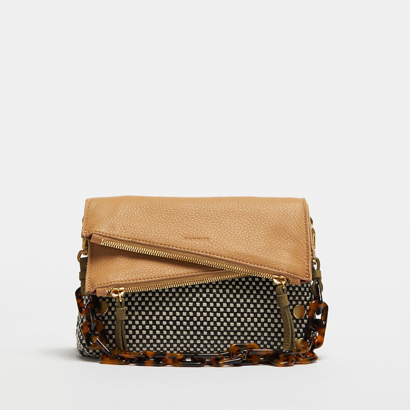 DILLON SML - Black/Grey Natural/Brushed Gold-Hammitt-Renee Taylor Gallery