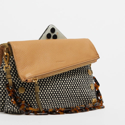 DILLON SML - Black/Grey Natural/Brushed Gold-Hammitt-Renee Taylor Gallery