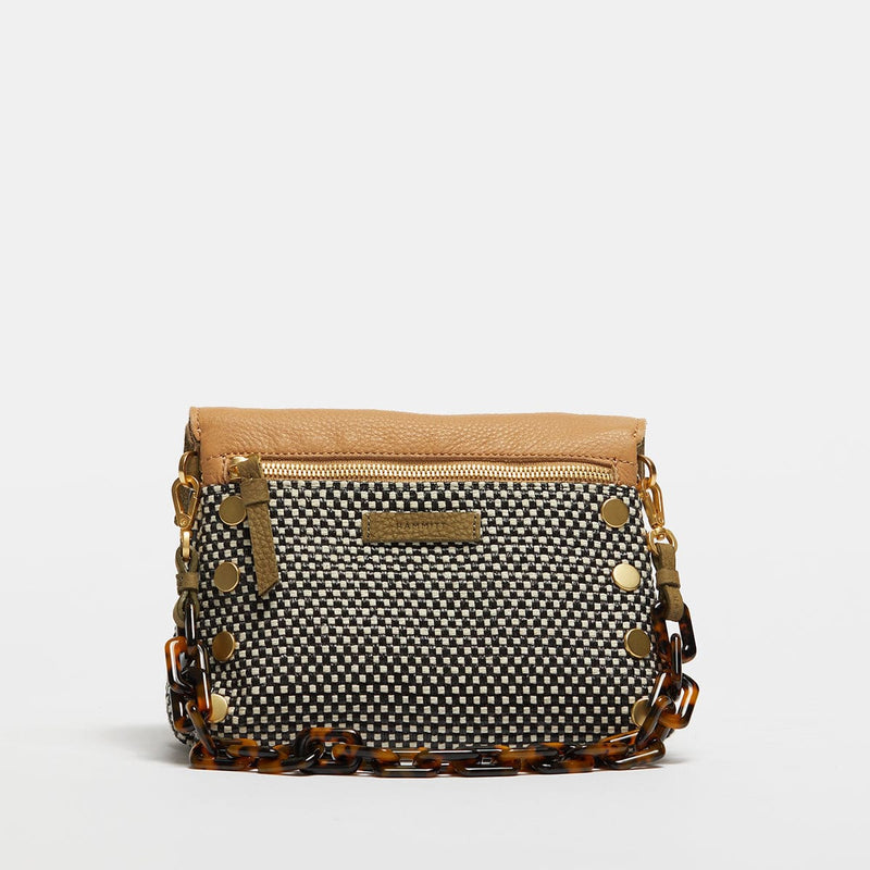 DILLON SML - Black/Grey Natural/Brushed Gold-Hammitt-Renee Taylor Gallery