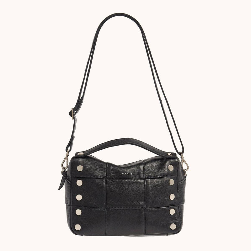 EVAN CROSSBODY MED - Black Weave/Silver-Hammitt-Renee Taylor Gallery