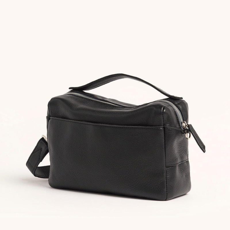 EVAN CROSSBODY MED - Black Weave/Silver-Hammitt-Renee Taylor Gallery