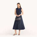 EVAN CROSSBODY MED - Black Weave/Silver-Hammitt-Renee Taylor Gallery