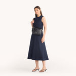 EVAN CROSSBODY MED - Black Weave/Silver-Hammitt-Renee Taylor Gallery