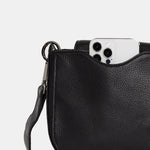 KAYCE SADDLE MED - Black/Gunmetal-Hammitt-Renee Taylor Gallery