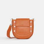 KAYCE SADDLE MED - Candlelight Orange/Brushed Silver-Hammitt-Renee Taylor Gallery