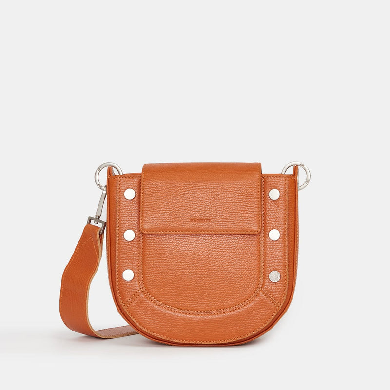 KAYCE SADDLE MED - Candlelight Orange/Brushed Silver-Hammitt-Renee Taylor Gallery
