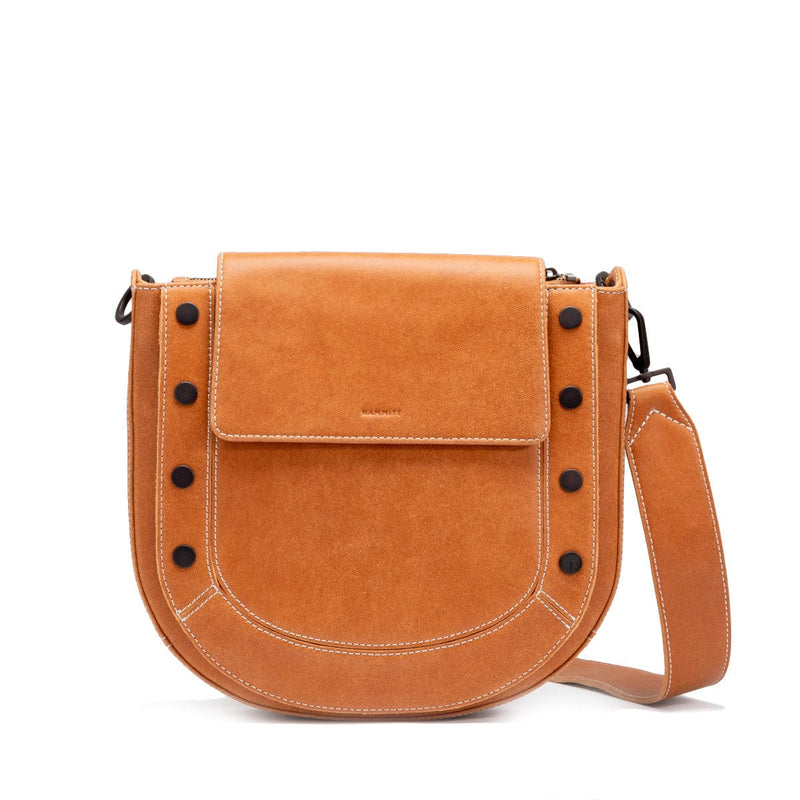 KAYCE SADDLE LRG - Saddle Brown/Bronze-Hammitt-Renee Taylor Gallery