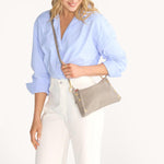 KYLE - Pewter/Brushed Gold Red Zip-Hammitt-Renee Taylor Gallery