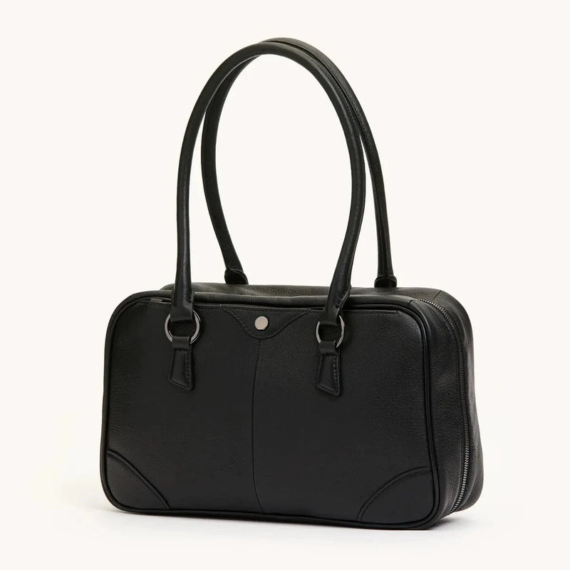 MEREDITH MED - Black/Gunmetal-Hammitt-Renee Taylor Gallery