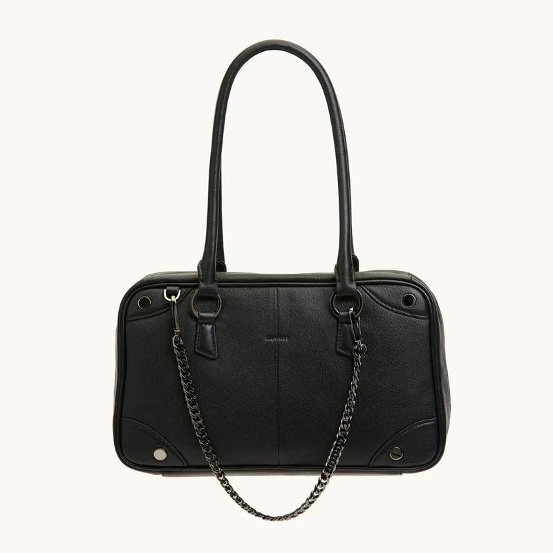 MEREDITH MED - Black/Gunmetal-Hammitt-Renee Taylor Gallery