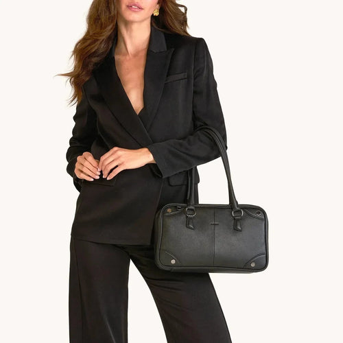 MEREDITH MED - Black/Gunmetal-Hammitt-Renee Taylor Gallery