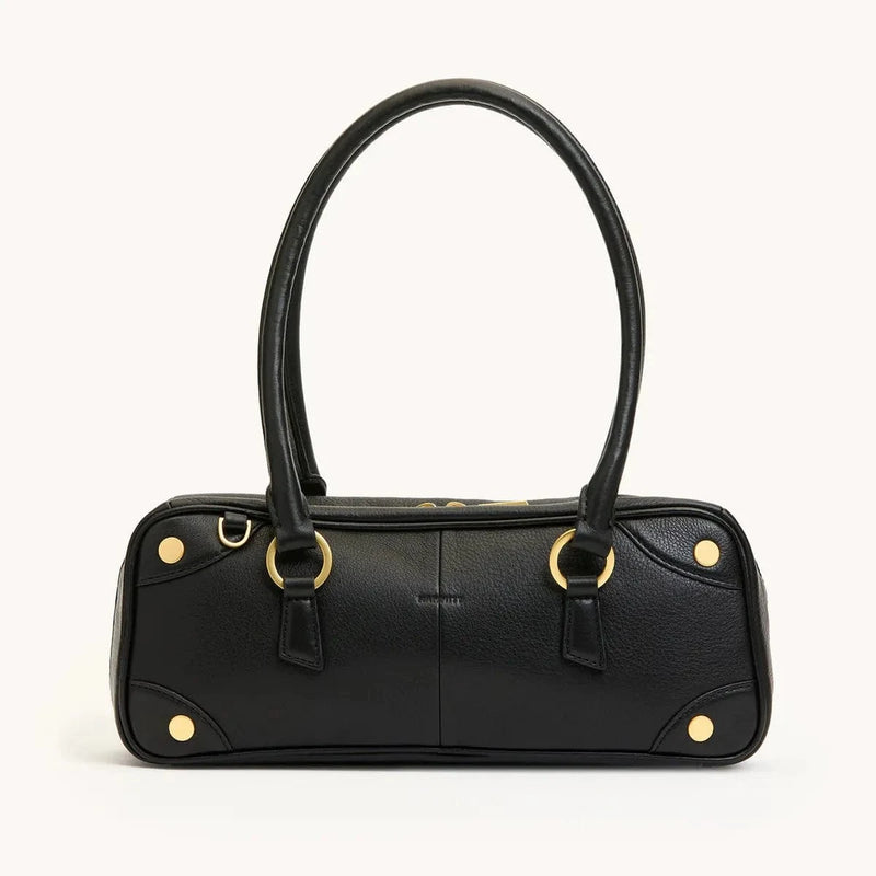 MEREDITH SML - Black/Brushed Gold-Hammitt-Renee Taylor Gallery
