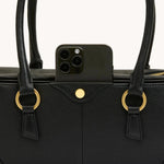 MEREDITH SML - Black/Brushed Gold-Hammitt-Renee Taylor Gallery