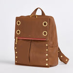 MONTANA BACKPACK XL - Mahogany Pebble/Brushed Gold Red Zip-Hammitt-Renee Taylor Gallery