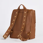 MONTANA BACKPACK XL - Mahogany Pebble/Brushed Gold Red Zip-Hammitt-Renee Taylor Gallery