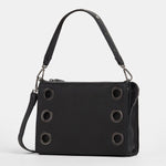 MONTANA CLUTCH LRG - Black Lugano/Gunmetal-Hammitt-Renee Taylor Gallery