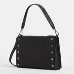 MONTANA CLUTCH LRG - Black Lugano/Gunmetal-Hammitt-Renee Taylor Gallery