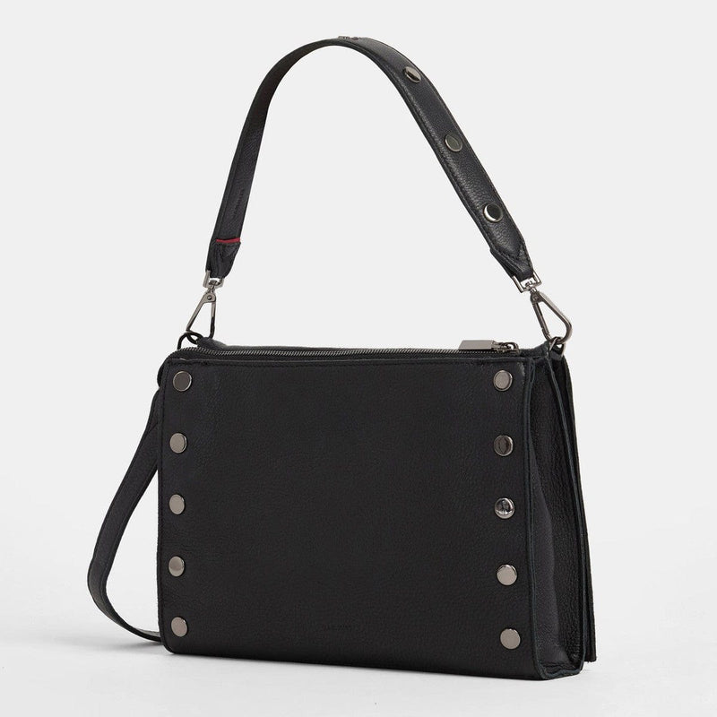 MONTANA CLUTCH LRG - Black Lugano/Gunmetal-Hammitt-Renee Taylor Gallery
