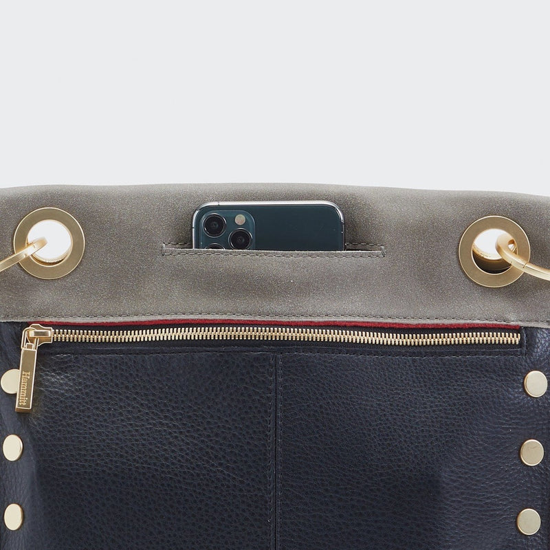 MONTANA REV LRG - Reversible Black/Pewter/Brushed Gold-Hammitt-Renee Taylor Gallery