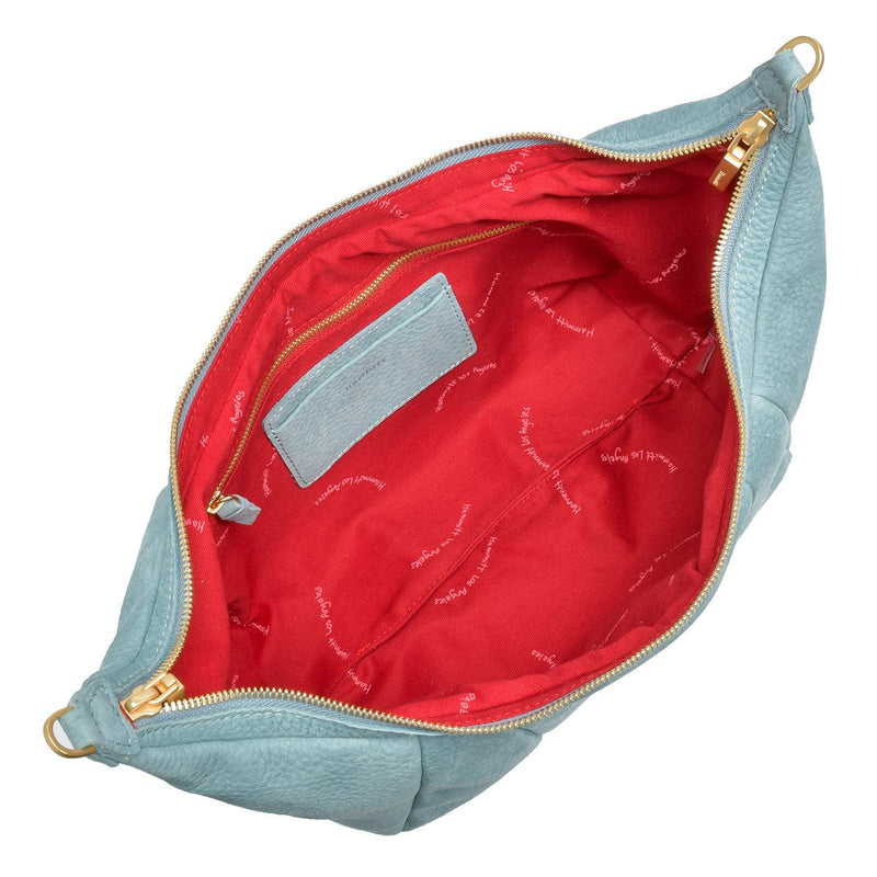MORGAN - Bay Blue Nubuck/Brushed Gold-Hammitt-Renee Taylor Gallery