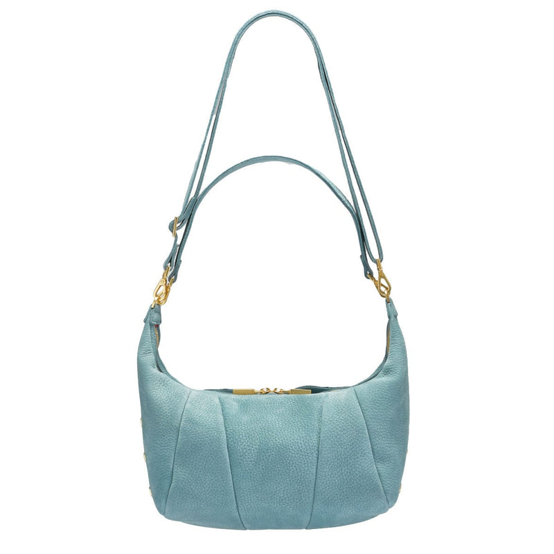 MORGAN - Bay Blue Nubuck/Brushed Gold-Hammitt-Renee Taylor Gallery